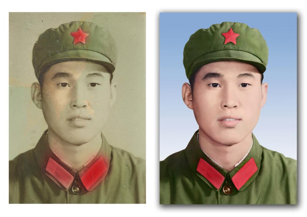 鼓楼破损照片修复-18